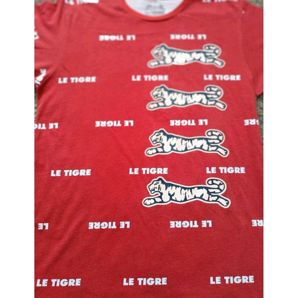 Le Tigre T-Shirt Men's Size Medium Graphic Print Red Shirt - Picture 3 of 6